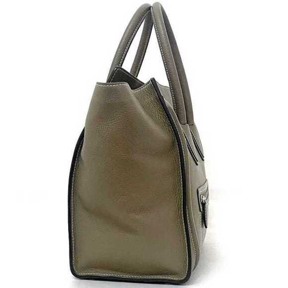 CELINE Beige Leather Tote Bag - Picture 2 of 10